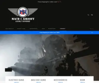 Mach1Airsoft.com(High Speed BBs) Screenshot
