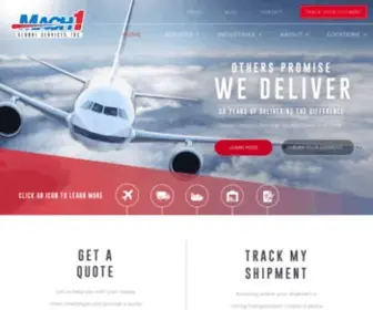 Mach1Global.com(Mach 1 Global) Screenshot