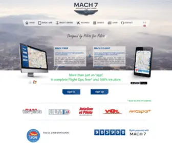 Mach7.com(La meilleure solution pour vos vols VFR et drones) Screenshot