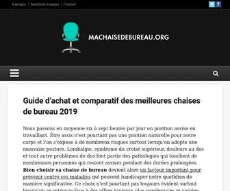 Machaisedebureau.org(Comparatif Chaise de Bureau) Screenshot