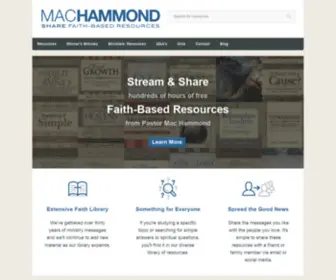 Machammond.com(Mac Hammond) Screenshot