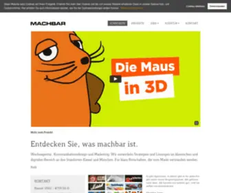 Machbar.de(Machbar, Werbeagentur, Web-Design, Marketing, Werbung Kassel, Agentur) Screenshot