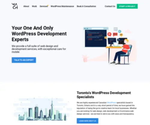 Machdigital.ca(Toronto WordPress Development Experts) Screenshot