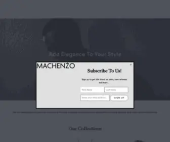 Machenzo.com(High quality and luxurious jewelry initially Inspired by Italy fashion. Our Jewelry) Screenshot