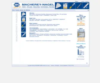 Macherey-Nagel.com(MACHEREY-NAGEL Webshop) Screenshot