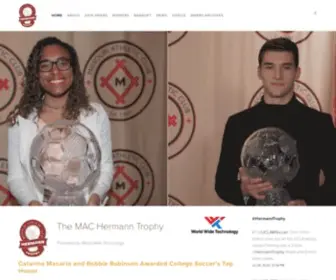 Machermanntrophy.org(MAC Hermann Trophy) Screenshot