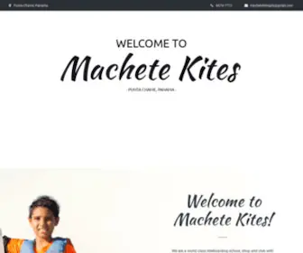 Machetekites.com(Machete Kites) Screenshot