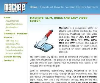 Machetesoft.com(Easy Video Editor for FLV) Screenshot