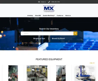 Machexch.com(Industrial Machinery Exchange Inc) Screenshot