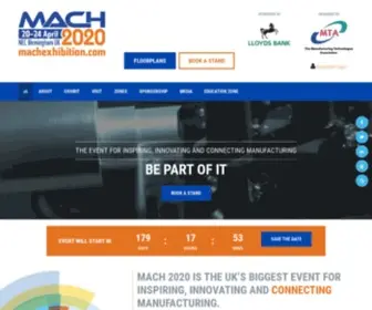 Machexhibition.com(MACHBe Part of It) Screenshot