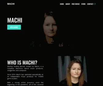 Machi-Music.com(The Official Website Of Music Producer Machi) Screenshot