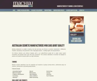 MachiajLab.com(Australian Cosmetic Manufacturers) Screenshot