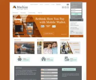 Machiassavings.bank(Machias Savings Bank) Screenshot