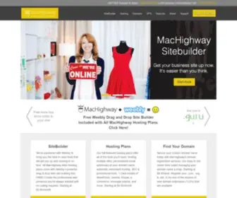 Machighway.com(Mac hosting) Screenshot
