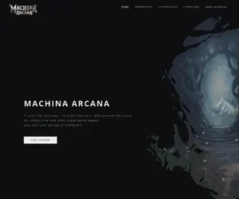 Machinaarcana.com(Machina Arcana) Screenshot