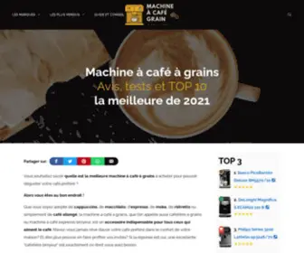 Machine-A-Cafe-Grain.fr(Machine à café à grains) Screenshot