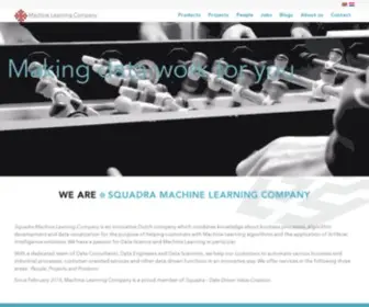 Machine-Learning-Company.nl(Squadra Machine Learning Company) Screenshot