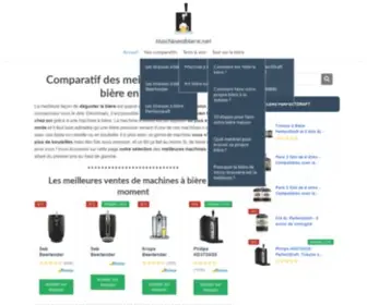 Machineabiere.net(Comparatif 2021 et avis des meilleures tireuses à bière) Screenshot