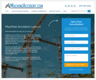 Machineaccident.com(Machine Accident Lawyer) Screenshot