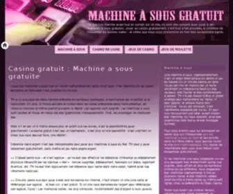 Machineasousgratuit.com(Machine a sous) Screenshot