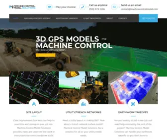 Machinecontrolmodel.com(Machine Control Model Solutions) Screenshot