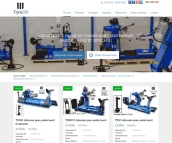 Machinedemontepneushop.fr(Démonte pneus poids lourd) Screenshot