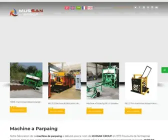 Machinedeparpaing.com(Machine a brique au Turquie) Screenshot