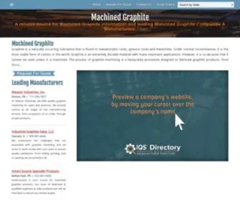 Machinedgraphite.com(Graphite Machining Companies) Screenshot