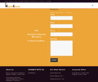 Machinekharido.com(Delhi Machine Market) Screenshot
