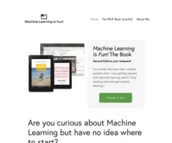 Machinelearningisfun.com(This website) Screenshot