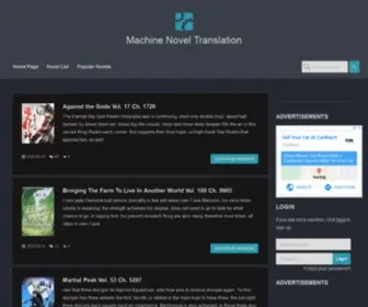 Machinenoveltranslation.com(Machinenoveltranslation) Screenshot