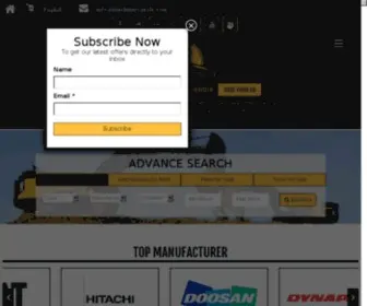 Machinerycircle.com(Heavy Construction Machinery Equipment) Screenshot