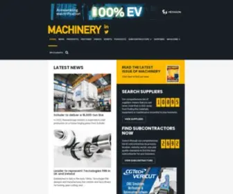Machinery.co.uk(Machinery) Screenshot
