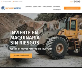 Machineryhunters.com(Invierte En Maquinaria Pesada Sin Riesgos) Screenshot