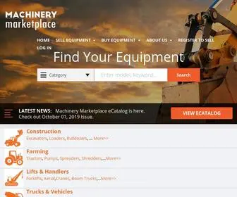 Machinerymarketplace.net(Machinery Marketplace) Screenshot