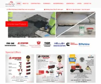 Machinerynallied.com(Machinery & Allied Products Ltd) Screenshot