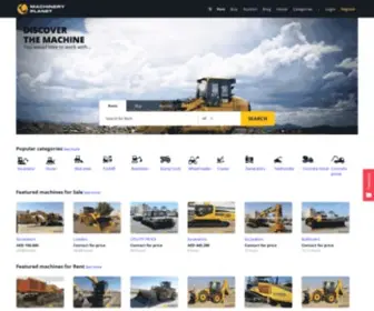 Machineryplanet.ae(Marketplace for new & used construction) Screenshot