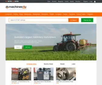 Machines4U.com.au Screenshot