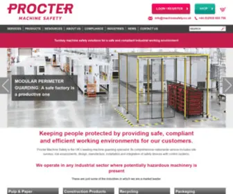 Machinesafety.co.uk(Machinery Guards & Safety Solutions from Procter Machine Safety) Screenshot