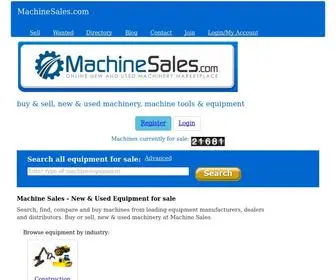 Machinesales.com(Machinery & Equipment for sale) Screenshot