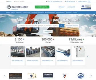 Machineseeker.ar(200.000 máquinas nuevas y de segunda mano online) Screenshot