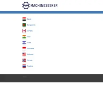 Machineseeker.biz(200,000 new and used machines online) Screenshot