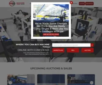 Machinetoolbids.com(Machine Tool Bids) Screenshot