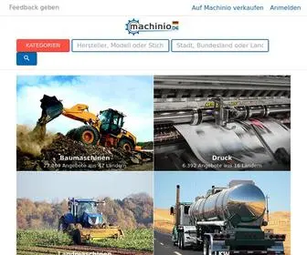 Machinio.de(Gebrauchte Baumaschinen) Screenshot