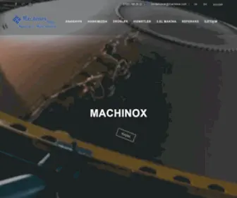 Machinox.com(MACHİNOX) Screenshot