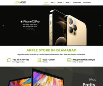 Machive.com.pk(Apple Store in Islamabad) Screenshot