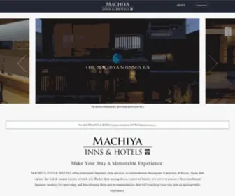 Machiya-INN-Japan.com(MACHIYA INNS & HOTELS) Screenshot