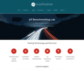Machnation.com(MachNation Insight and technology for the connected future) Screenshot