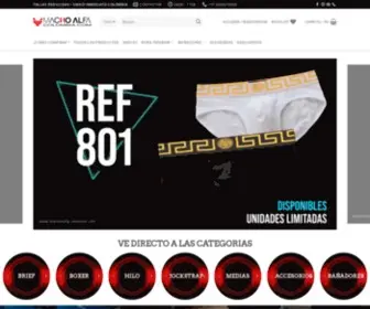 Machoalfacolombia.com(Tienda de ropa interior para hombre en Colombia) Screenshot