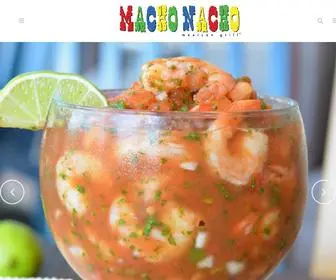 Machonacho.com(Macho Nacho Mexican Grill) Screenshot